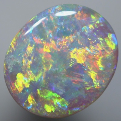 SOLID SEMI BLACK OPALS Want a matching pair? - see E0912B. Bright multicolours SEE VIDEO